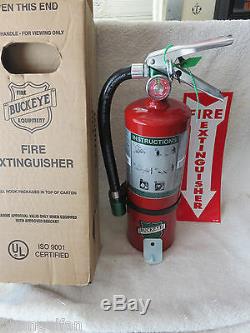 New Certified 2018 Buckeye 5lb. Halotron Fire Extinguisher With Hose