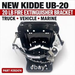 New Kidde UB-20 292474 Fire Extinguisher Bracket 20 lb Vehicle Marine