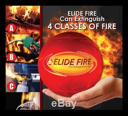 Original Elide Self Activating Fire Extinguisher Ball A-B-C-E Class EU Standards