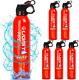 Ougist 6 Pcs Fire Extinguisher with Mount 4 In-1 Fire Extinguishers for the Ho