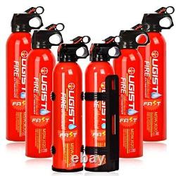 Ougist 6 Pcs Fire Extinguisher with Mount 4 in-1 Fire Extinguishers for The