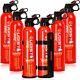 Ougist 6 Pcs Fire Extinguisher with Mount 4 in-1 Fire Extinguishers for The Ho