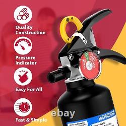Ougist ABC Dry Powder Fire Extinguisher, 2.5 lb 1-A10-BC Rated, Fire Extingu