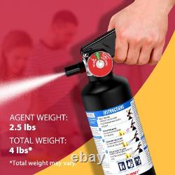 Ougist ABC Dry Powder Fire Extinguisher, 2.5 lb 1-A10-BC Rated, Fire Extingu
