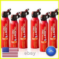 Ougist Fire Extinguisher 21oz 6-Pack for Home Kitchen Vehicle Camping MSJ620