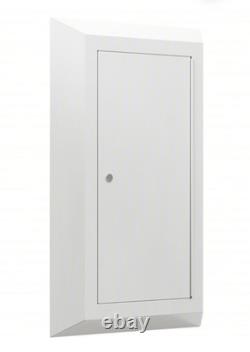 Oval CSLRST-010700 Fire Extinguisher Cabinet 34.5, Surface Mount, White