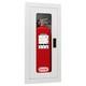 Oval Crst-010100 Fire Extinguisher Cabinet, 31.125 O. H