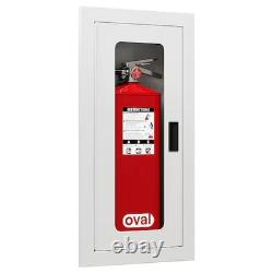 Oval Crst-010100 Fire Extinguisher Cabinet, 31.125 O. H