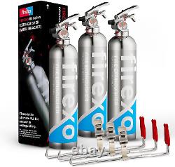 Pack of 3 Fire Extinguisher Universal All Fires Fire Extinguisher 0.1 Gallon