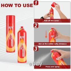 Pack of 4 Fire Extinguisher for Home, Kitchen, Car, Grill Multipurpose Wate