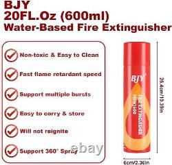 Pack of 4 Fire Extinguisher for Home, Kitchen, Car, Grill Multipurpose Wate