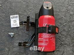 Porsche 911 OEM Fire Extinguisher with Cradle, Bracket and Fasteners Bolts USED