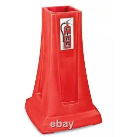 Portable Cone Fire Extinguisher Stands with NO FIRE EXTINGUISHERS