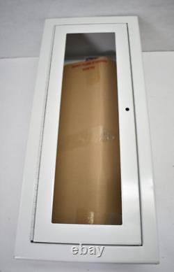 Potter Roemer Fire Extinguisher Cabinet Vertical Temp Glass Window Recessed