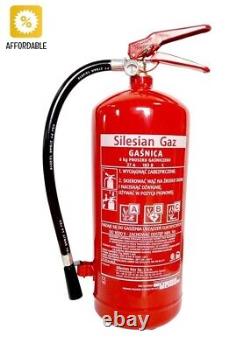 Powder Fire Extinguisher 6KG ABC With Presure Gauge And Wall Fixing Durable