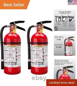 Pro 210 2A10-BC Fire Extinguisher 4lbs, Rechargeable, 2 Pack