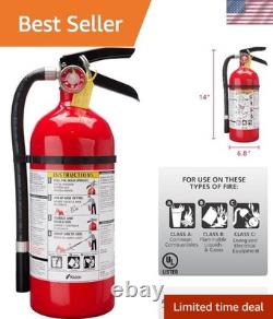 Pro 210 2A10-BC Fire Extinguisher Compact 4 lbs, Ideal for Home & Office Use