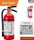 Pro 210 Aluminum Fire Extinguisher, 4 lbs, Includes Mounting Bracket for Offices