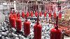 Process Of Making Fire Extinguisher In Korean Factory