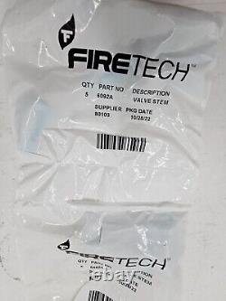 QTY 50 FIRETECH Fire Extinguisher Valve Stem Assembly Aluminum 6092A