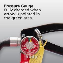 Quick Response Pro 210 Multi-Purpose Fire Extinguisher with Easy Pressure Gauge