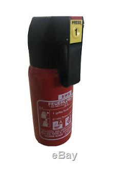 RARE OEM BMW Porsche Gloria Seat Fire Extinguisher 1KG With Bracket