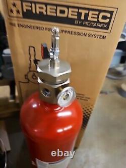 ROTAREX Stainless Pressure Cylinder Valve Fire Extinguisher FIREDETEC ILP