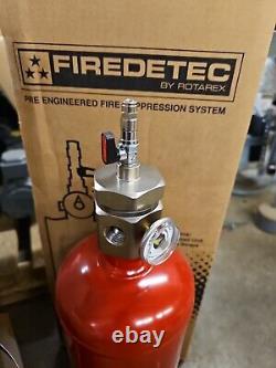 ROTAREX Stainless Pressure Cylinder Valve Fire Extinguisher FIREDETEC ILP