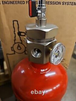 ROTAREX Stainless Pressure Cylinder Valve Fire Extinguisher FIREDETEC ILP