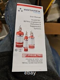 ROTAREX Stainless Pressure Cylinder Valve Fire Extinguisher FIREDETEC ILP