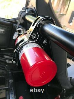 RZRPROZ BIack Billet Quick Release Clamp Fire Extinguisher 1.75 Made in USA