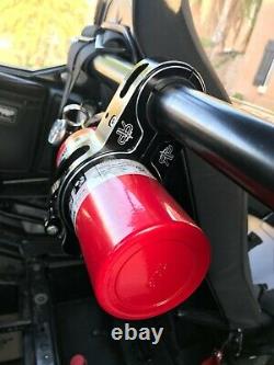 RZRPROZ BIack Billet Quick Release Clamp Fire Extinguisher 1.75 Made in USA