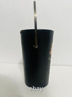 Rare Vintage MINI BRASS FIRE EXTINGUISHER & BUCKET- MERLITE INDUSTRIES N. Y