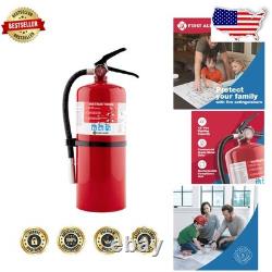 Rechargeable Commercial Fire Extinguisher 4A60BC Red Metal Valve Heavy Duty