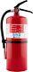 Rechargeable Commercial Fire Extinguisher, UL rated 4-A60-BC, Red, 1-Pack