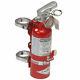 Red 1LB Fire Extinguisher Kit Clamps for 1.50 Inch Tubing for Offroad Sandrails