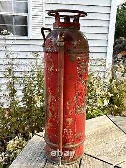 Red Brass Fire Extinguisher