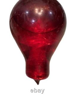 Red Comet Original Automatic Fire Extinguisher with Mounting Bracket MINT