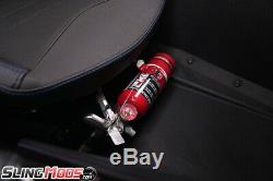 Red H3R Fire Extinguisher Kit with Mounting Bracket for the Polaris Slingshot