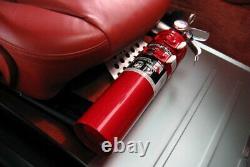 Rennline Chrome Dry Chemical Fire Extinguisher & Mount Package