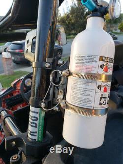 SMD QUICK RELEASE MOUNT WithCLAMPS 1.75 Tube + 2LB FIRE EXTINGUISHER (SXS, UTV)
