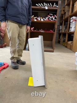 Safety 4-Vintage fire extinguisher cabinet. 12 7/8 wide, 26 3/8 long, 6 deep