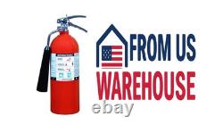 SafetyOne 5 lb CO2 Carbon Dioxide Fire Extinguisher for Home Office & Industrial