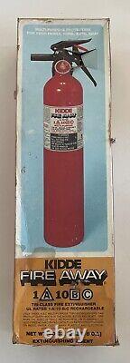 Sealed Vintage Kidde Fire Away 897202 Multi-purpose Fire Extinguisher 1a10bc