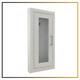 Semi Recessed Fire Extinguisher Cabinet Architectural Style 24096R-FG
