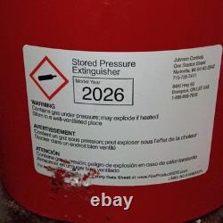 Sentry Dry Chemical Fire Extinguisher with Pressure Gauge, Red, 195 psi