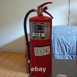 Sentry Dry Chemical Fire Extinguisher with Pressure Gauge, Red, 195 psi