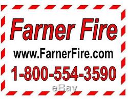 Set of 4 FIRE EXTINGUISHER 10lb 10# ABC NEW CERT TAG (SCRATCH/DIRTY)