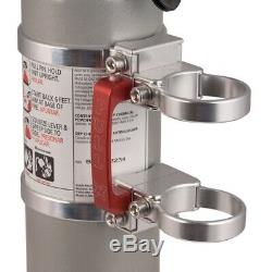 Silver Quick Release Fire Extinguisher Mount with Extinguisher RZR XP 900 Maverick