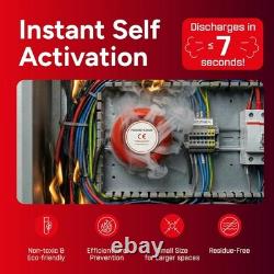 Small Automatic Fire Extinguisher Compact, Non-Toxic & Maintenance-Free Fire
